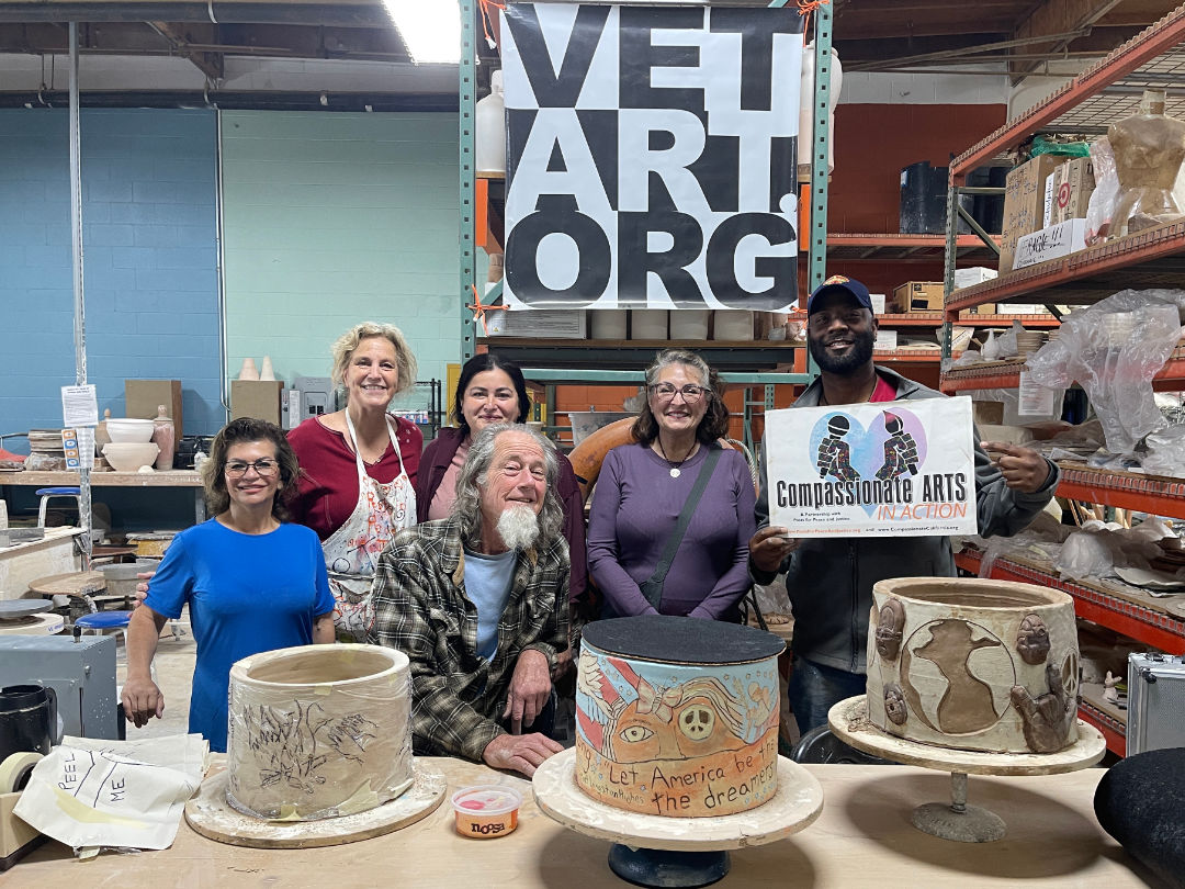 Veterans Peace & Healing Post - A Collaborative Ceramic Project at VETART